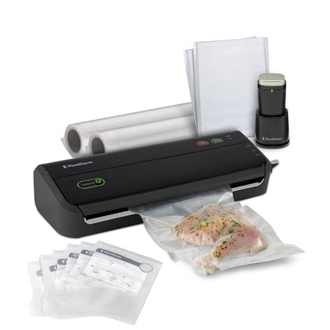Handheld sealers work with FoodSaver vacuum zipper bags, containers, canisters, and all other FoodSaver vacuum sealer accessories, including wine stoppers and jar sealers. . Foodsaver fm2000 vacuum sealer